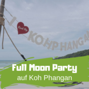 Strand von Koh Phangan mit Full Moon Party