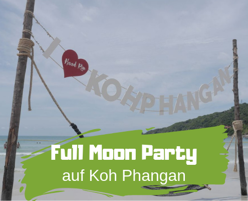 Strand von Koh Phangan mit Full Moon Party